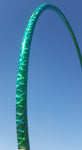 3D Snake Skin Green Taped Hula Hoop