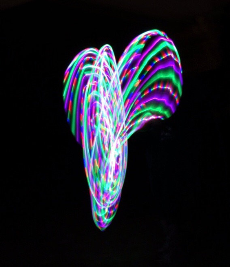 Chakra Spectrum Strobing LED Hula Hoop