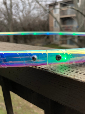 Mini Meltface Elite Taped LED Hula Hoop Pair