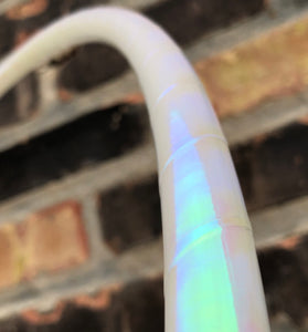 Pearlescent Flow Transparent Taped Hula Hoop