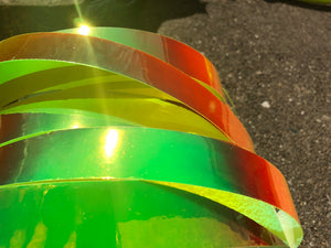 UV Firefly Color Shifting Transparent Taped Hula Hoop